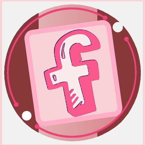 Pink Facebook Logo- Download For Your Social Media Projects