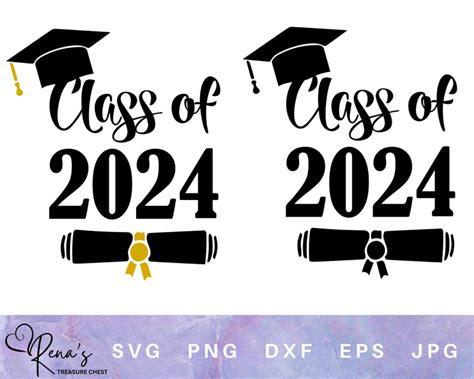 Senior 2024 Svg Bundle Klasse Von 2024 Svg Abschluss 2024 Etsyde Porn