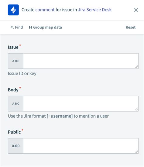 Workato Connectors Jira Service Desk Create Comment Action