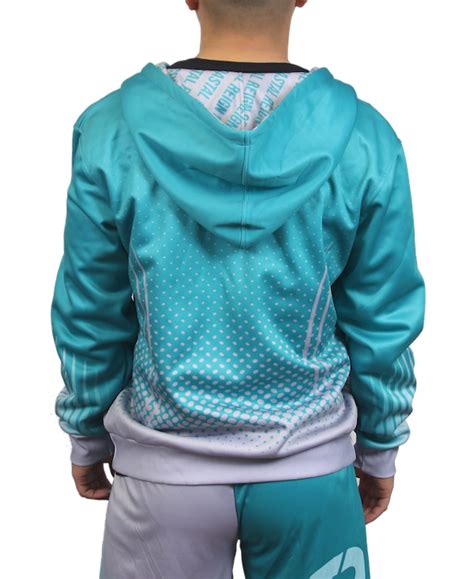 Custom Sublimated Zip Hoodie Coastal Reign