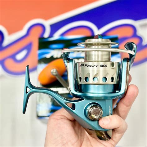 Carrete De Jigging Ryobi Ap Power Pomo Naranja Sal De Pesca