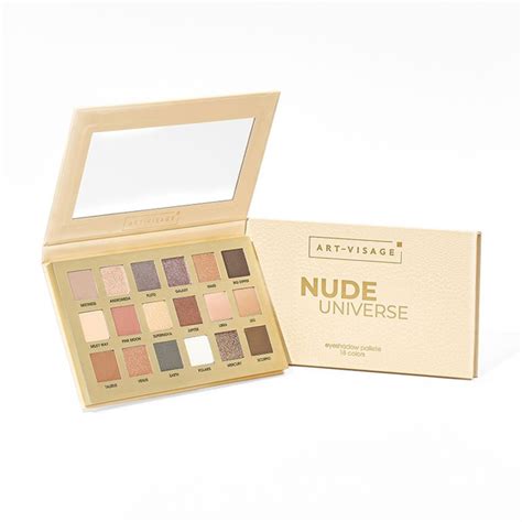 Палетка теней для век ART VISAGE NUDE UNIVERSE 18 тонов купить с доставкой по выгодным ценам в