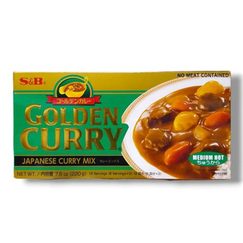 Sandb Golden Curry Japanese Curry Mix Medium Hot 220g Okmart