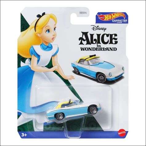 Машинка Mattel Hot Wheels Character Cars Disney Alice in Wonderland HXD04 купить на OZON по