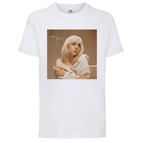 Billie Eilish Happier Than Ever Cover Print T Shirt Uk S M L Etsy