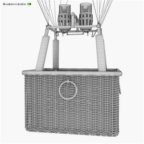 Hot Air Balloon V D Model Cgtrader