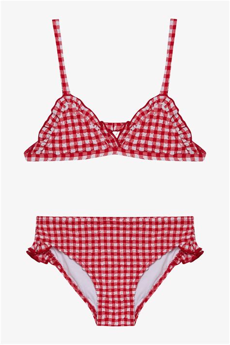 Penti Kız Çocuk Gingham Triangle Çok Renkli Bikini Takımı Fiyatı Yorumları