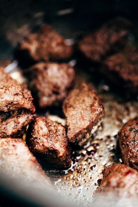 Ridiculously Tender Beef Tips With Mushroom Gravy Recipe Little Spice Jar