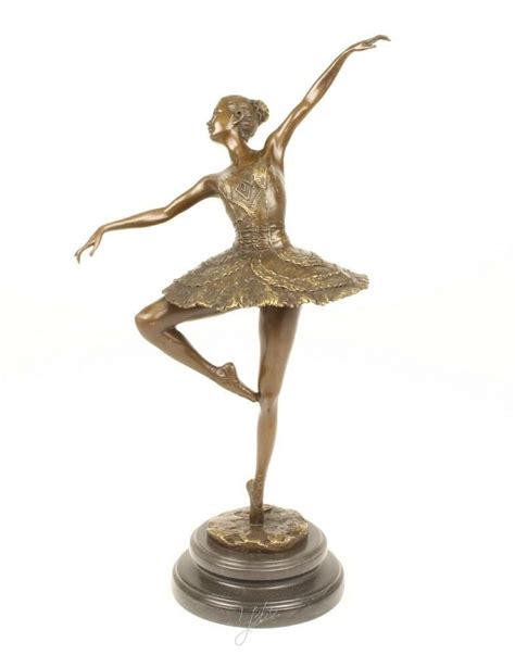 Dekofigur Bronze Skulptur Figur Tanz Prima Ballerina Ballett ...