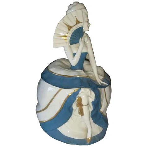 Harald Salomon for Rörstrand White Glazed Art Deco Naked Figure of a