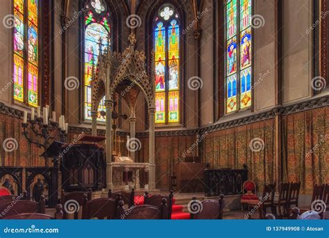 Chapel of the Hohenzollern Castle in the Black Forest, Germany Editorial Stock Photo - Image of ...