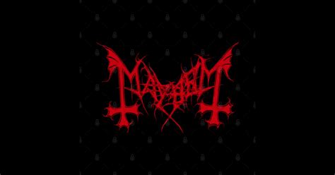 Mayhem - Band Logo (Red Edition) - Mayhem - Posters and Art Prints ...