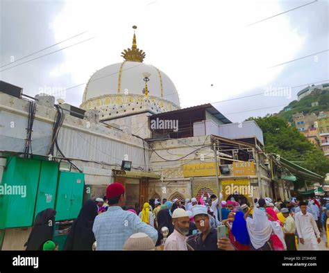 People Visiting Ancient Sufi Tomb Of Sufi Saint Khawaja Moinuddin