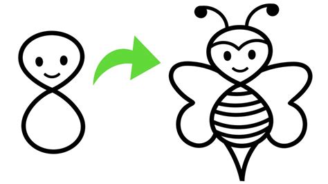 How To Draw Honey Bee From 8 Easy Step By Step Honey Bees Drawing