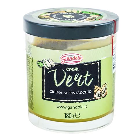 CREMA CIOCOLATA GANDOLA VERT AL PISTACCHIO 180G