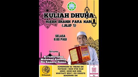 Kuliah Dhuha Kisah Shahih Para Nabi Jilid Ustaz