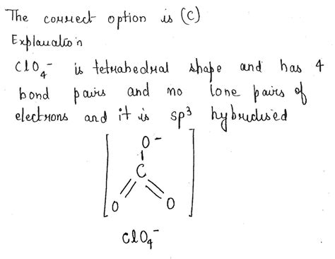 The shape of ClO_4^- ion is