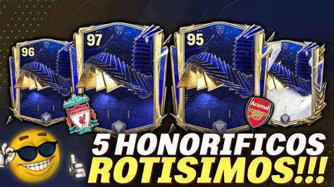 5 JUGADORES TOTYs HONORIFICOS QUE ESTAN MUY CHETADOS FC MOBILE YouTube