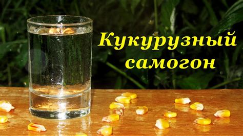 Самогон из кукурузы, основа для бурбона - YouTube