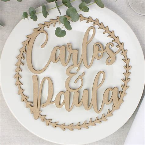 Aro De Madera De Decoración Para Bodas Regalos Para Boda