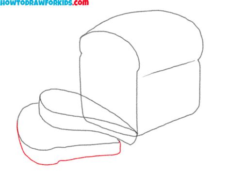 How To Draw Bread Easy Drawing Tutorial For Kids