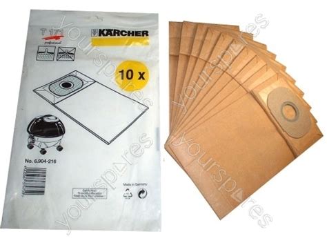 Karcher Paper Filter Bag Pack Of 10 KAR69042160 By Karcher