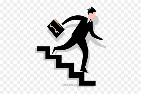 Man Going Down Stairs Royalty Free Vector Clip Art Go Down Stairs