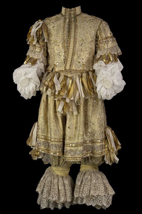 Mens Baroque Costume From La Comedie Francaise 17th Century Fashion