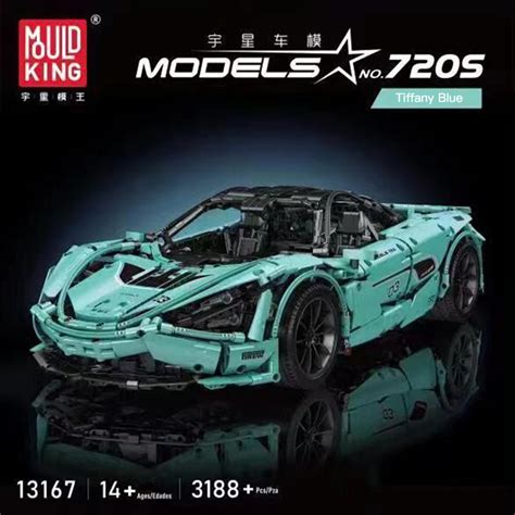 McLaren 720S Sports Car Mould King 13167 Technic With 3188pcs MOC