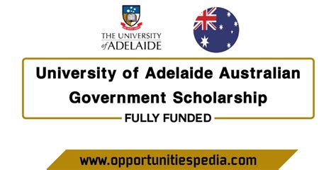 University of Adelaide Australian Government Scholarship 2025 (Fully ...