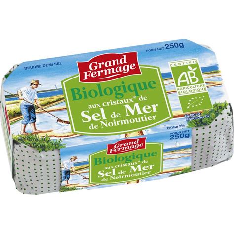 Beurre Moul Au Sel De Mer Bio Grand Fermage G La Belle Vie