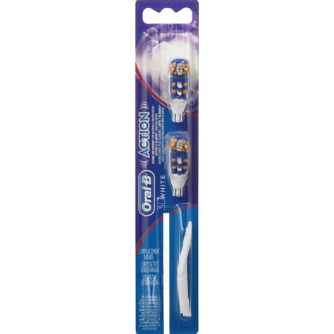 Oral B 3d White Battery Power Toothbrush Replacement Heads Ctc Health