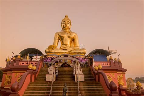 THAILAND SOP RUAK MEKONG GIANT BUDDHA TEMPLE Editorial Photography