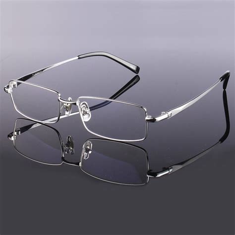 Montura Completa De Gafas De Titanio Puro Para Hom Grandado