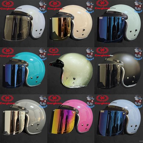 Jual HELM CARGLOSS RETRO CFM 2 SOLID HELM CARGLOSS CFM 2 HALF FACE