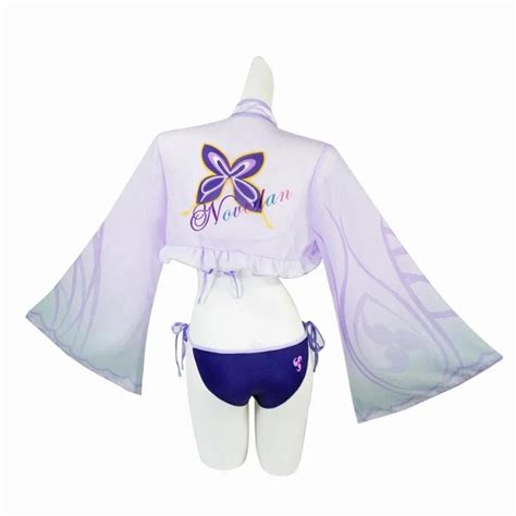 Anime Genshin Impact Cosplay Swimsuit Baal Raiden Shogun Bikini CosplayHero
