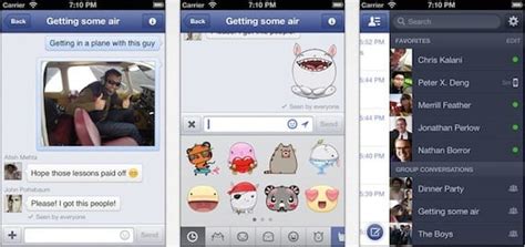 Facebook Messenger Se Actualiza Para Añadir Stickers Actualidad Iphone