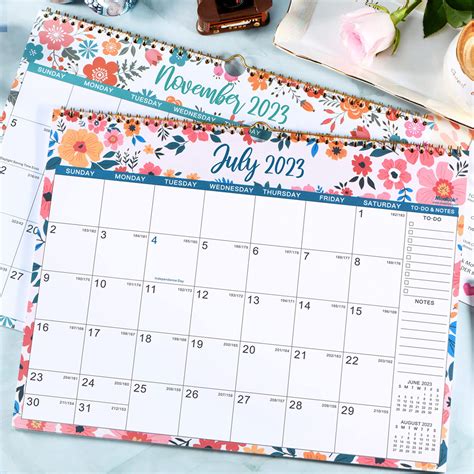 Promotional Custom Spiral Bound Stand Desk Pad Calendar