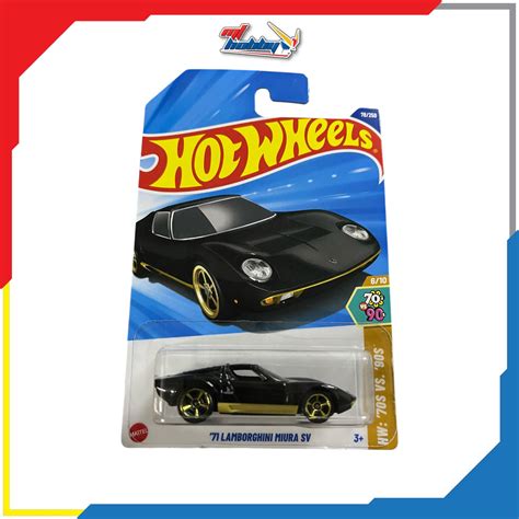 Hot Wheels Lamborghini Miura Sv Black Shopee Philippines