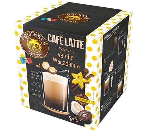 Columbus Caf Co Dolce Gusto Pods Vanilla Macadamia Latte X