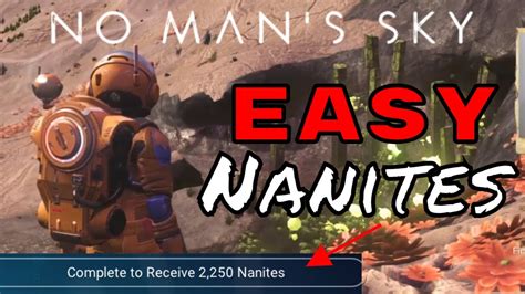 No Mans Sky How To Get Nanites Early Game No Mans Sky Nanite Farming Early Game Youtube