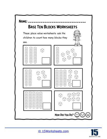 Base Ten Blocks Worksheets - 15 Worksheets.com