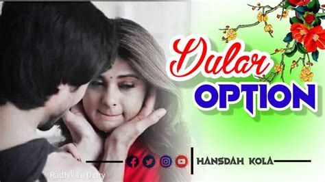 Dular Option New Santali Sad Shayari Video Santali Status Video