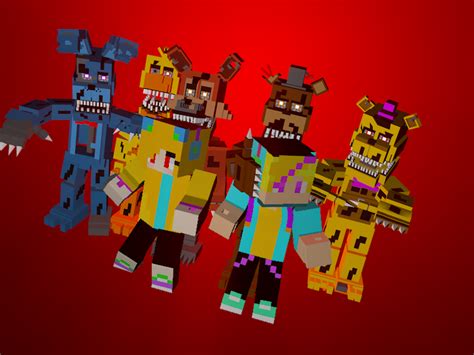 Minecraft And Fnaf By Muaymuay2 On Deviantart