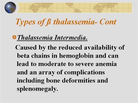 Thalassemia An Overview By Abdullatif Husseini What Is