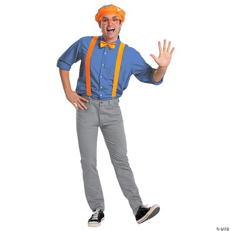 Adult Blippi Costume Kit