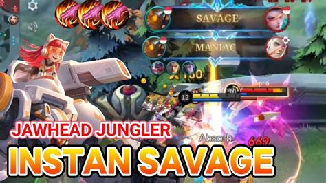 12 KILL SAVAGE JAWHEAD BUILD TOP GLOBAL JAWHEAD MOBILE LEGENDS