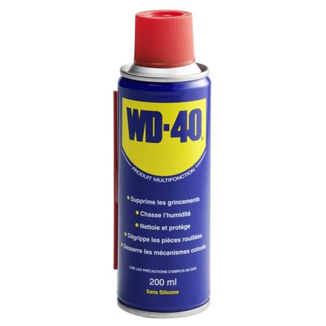 Lubrifiant Multifonction Wd40 200 Ml Wd40 Bricozor