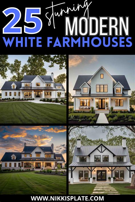 25 Stunning White Modern Farmhouses You Must See