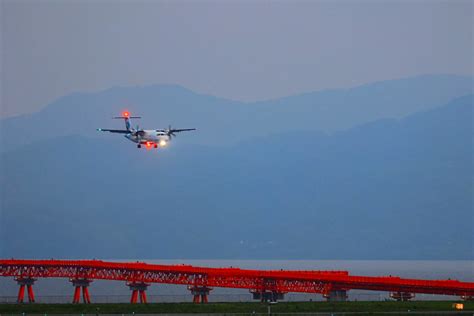 2号機 長崎空港到着 ORIENTAL AIR BRIDGE CO LTD